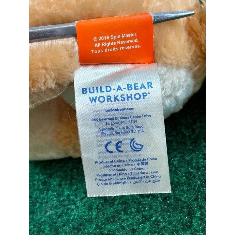 Build-A-Bear Nickelodeon Plush Skye Paw Patrol Dog Pink Collar Stuffed Animal‎